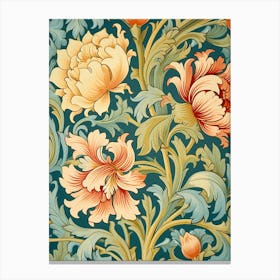 Floral Wallpaper Pattern 18 Canvas Print