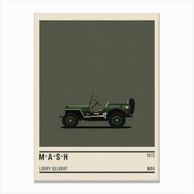 Mash Car Tv Series Canvas Print