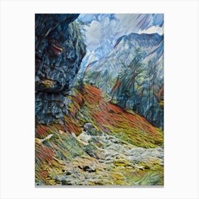 Rocky Mountain Stream Canvas Print