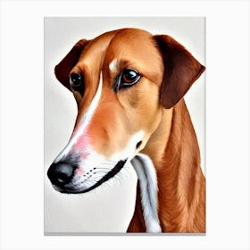 Whippet Watercolour dog Canvas Print