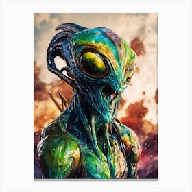 Alien 9 Canvas Print
