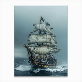 Tall Ship Sailing Canvas Print