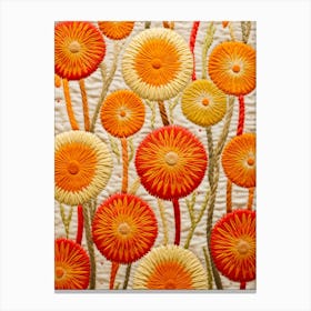 Orange Daisy Canvas Print