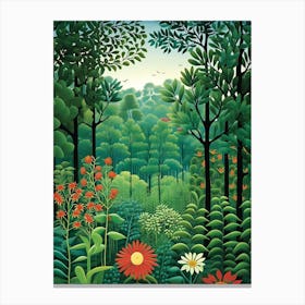 Enchanted Greenscape Canvas Print