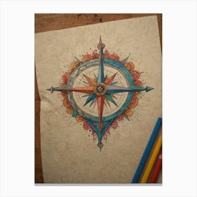 Compass 4 Canvas Print