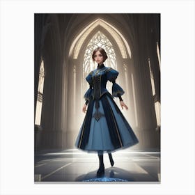 Girl in the Palace Canvas Print