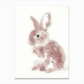 Watercolor Bunny 2 Toile