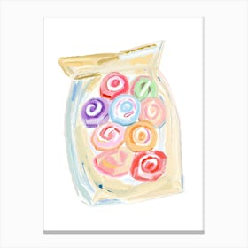 Lollipops In A Bag Canvas Print