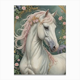 White Beauty Canvas Print