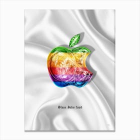 Steve Jobs Food Canvas Print