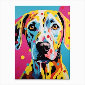 Pop Art English Pointer Canvas Print