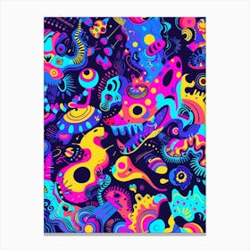 Psychedelic Pattern Canvas Print