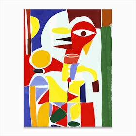 Abstract Painting native indian Canvas Print