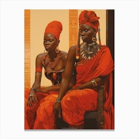 African Tales 2 Canvas Print