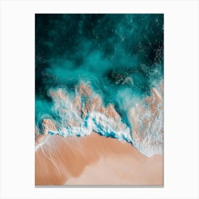 Aerial View Of The Ocean 2 Canvas Print