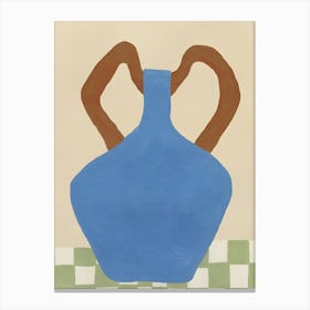 'Blue Vase' 1 Canvas Print