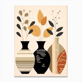 Three Vases 5 Canvas Print