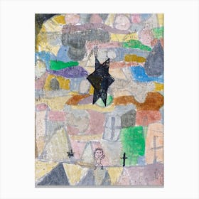 Under A Black Star, Paul Klee Canvas Print