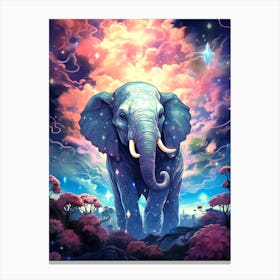 Elephant In The Sky Canvas Print