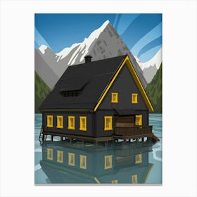 House On The Lake 2 Canvas Print