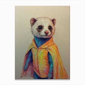 Ferret 6 Canvas Print