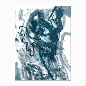 Abstract Blue Canvas Print