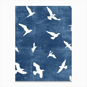 Seagulls In Flight 3 Canvas Print