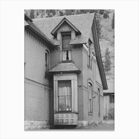Detail Of Old Residence, Telluride, Colorado By Russell Lee Canvas Print