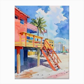 Lifeguard House Canvas Print