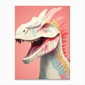 Colourful Dinosaur Spinosaurus 1 Canvas Print