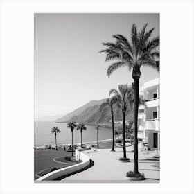 Tenerife, Spain, Black And White Analogue Photography 4 Canvas Print