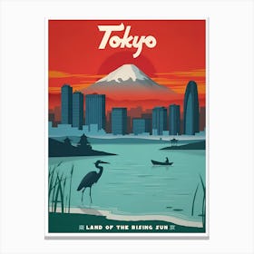 Tokyo Land Of The Rising Sun Canvas Print