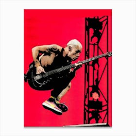 flea Red Hot Chilli Peppers band music 1 Canvas Print