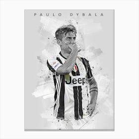 Paulo Dybala Juventus Fc Serie A Canvas Print