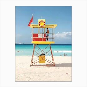 Lifeguard Tower 2 Canvas Print