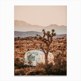 Joshua Tree Camper Canvas Print