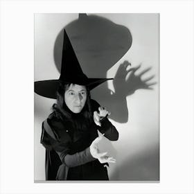 Margaret Hamilton As The Wicked Witch Of The West In A Scene From The Film The Wizard Of Oz, 1939 Canvas Print