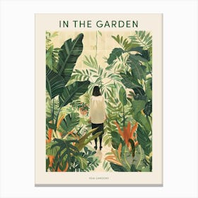 In The Garden Poster Kew Gardens England 15 Canvas Print
