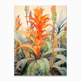 Tropical Plant Painting Dracaena 1 Canvas Print