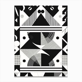 Abstract Geometric Pattern 7 Canvas Print