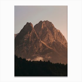 Zugspitze Sunset Canvas Print
