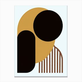 Ramallah Proportions Minimalist Bauhaus Canvas Print