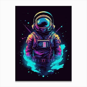 Astronaut In Space 14 Canvas Print