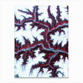 Red Mountains - Nasa Canvas Print