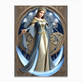 Lady of the Castle Canvas Print
