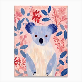 Playful Illustration Of Koala For Kids Room 7 Canvas Print