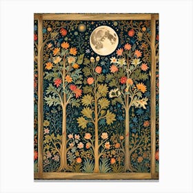 William Morris Moonlight In The Forest 113 Canvas Print