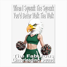 Cheerleader ~Reimagined Canvas Print