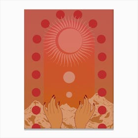 Sun Worship Canvas Print