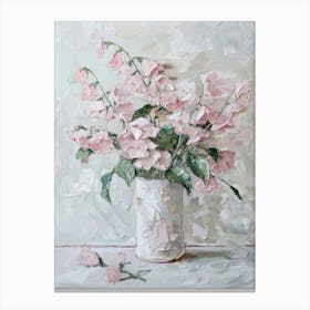 A World Of Flowers Sweet Peas 2 Painting Canvas Print